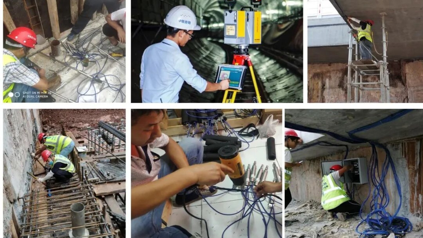 Field monitoring and sensing work used to represent SCSDA technical platform development